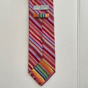 Ted Baker London Silk Tie Candy Stripes
